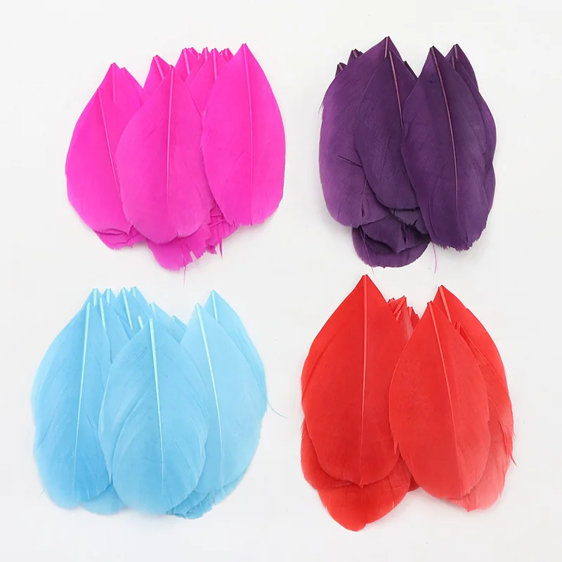 

4-7cm Natural Floating Goose Feathers Dyed Colorful Small Plumes for DIY Jewelry Pendant Earrings Hair Accessories