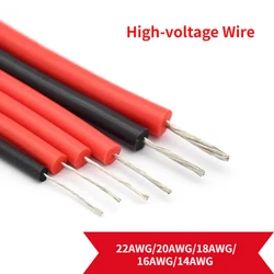 High-voltage Wire and Cable Soft Silicone Wire 6 10 20 30 40 50KV 22 20 18 13AWG High Temperature Resistance Car Ignition Wire