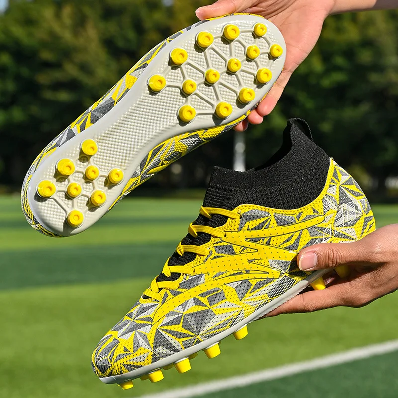 Superfly  FG Football Boots Outdoor Soccer Cleats Shoes Soft Sport Professional Shoes Breathable Comfortable Boots Plus Size 45