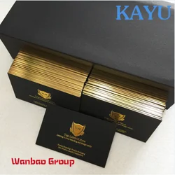 Custom  Professional business card high quality gold foil business cards embossing spot uv embossed business cards