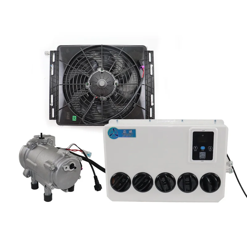 

Hidden parking variable frequency air conditioning 12V24V modified truck compressor integrated refrigeration machine