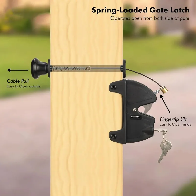 Automatic Lock Fence Fence Guardrail Door Various Guardrails Fence