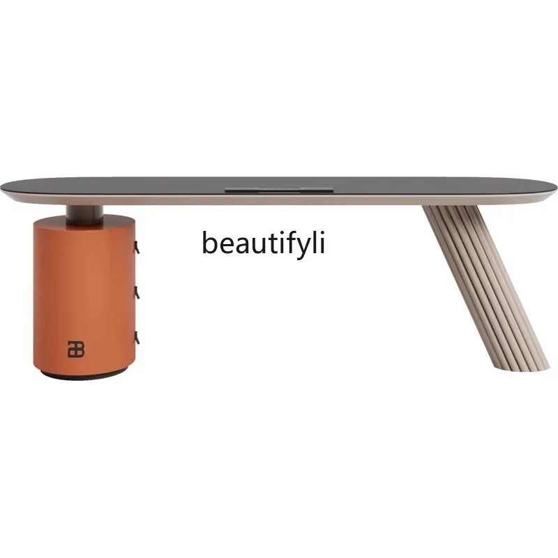 

Modern minimalist desk home study computer desk designer light luxury medical beauty consultation table