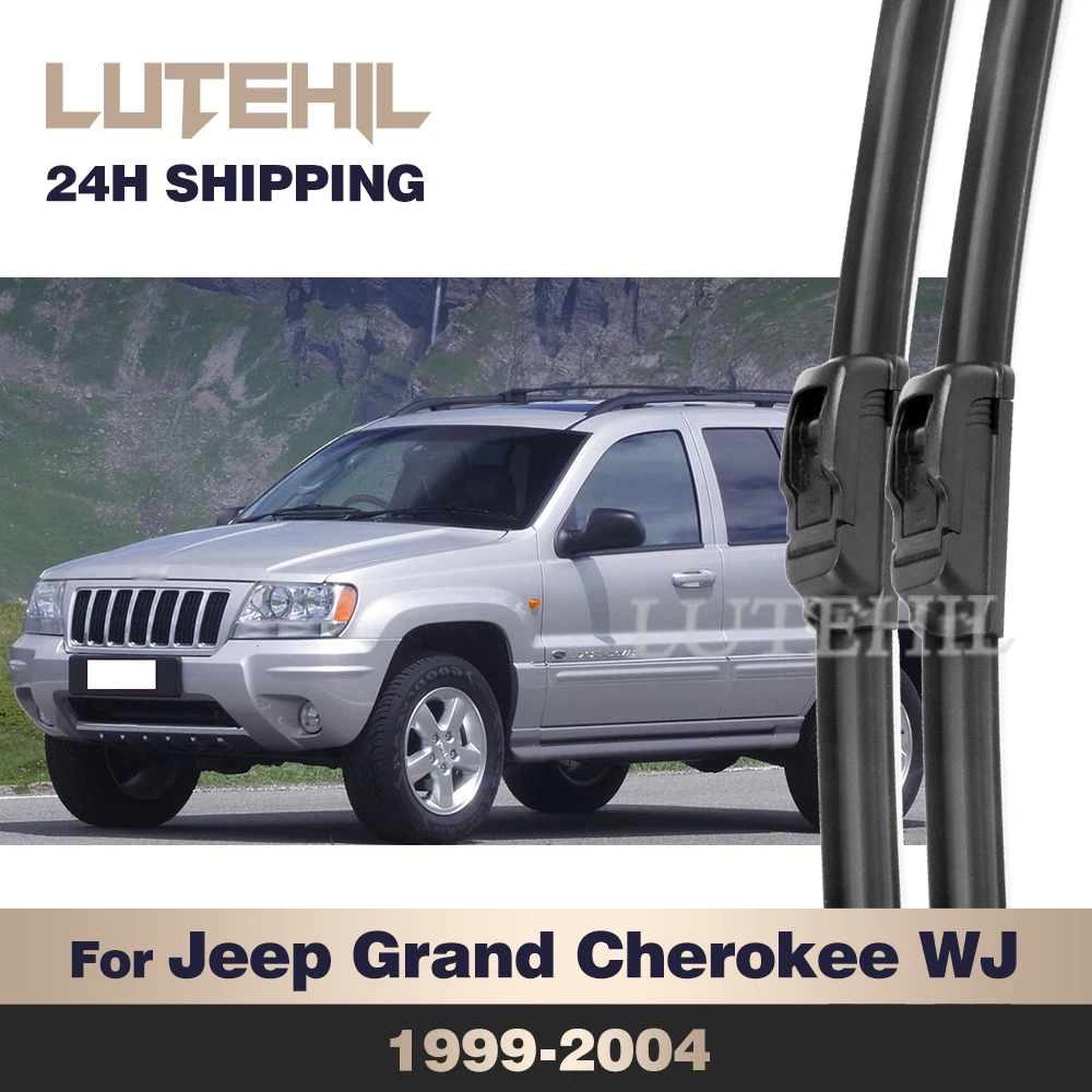 

LUTEHIL Wiper For Jeep Grand Cherokee WJ 1999-2004 Wiper Front Wiper Blades 2000 2001 Windshield Windscreen Window Brush 21"+21"