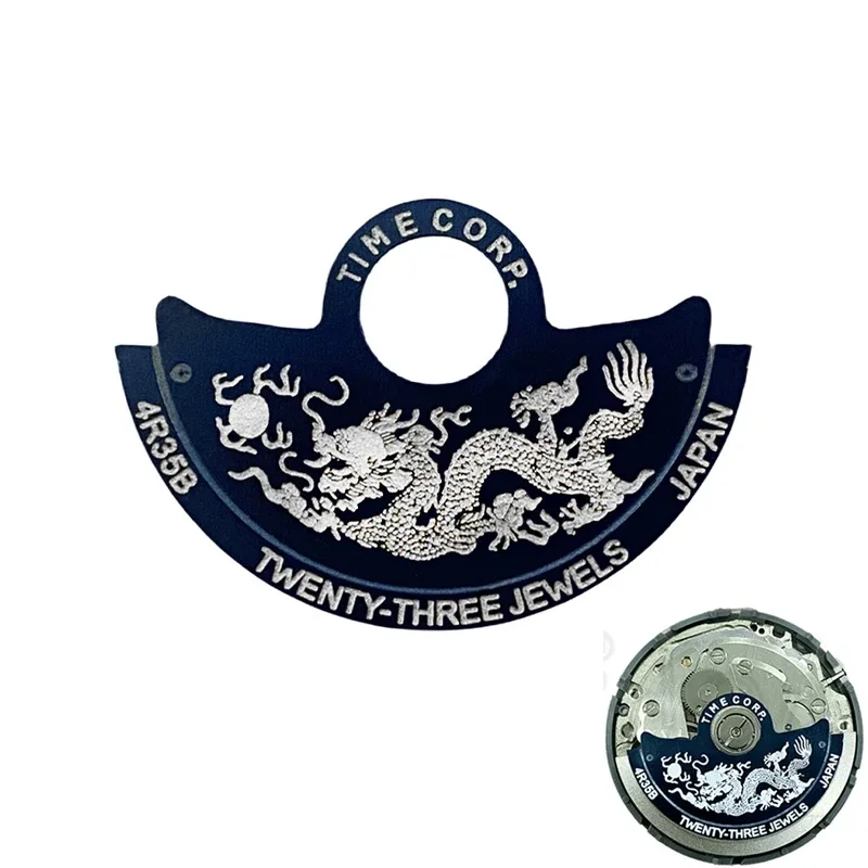 Blue NH35 NH36 Automatic Hammer Rotor Zodiac Metal Patch Fits NH35 NH36 4R35 4R36 Movement SKX007 Watch Movt Repair Guard
