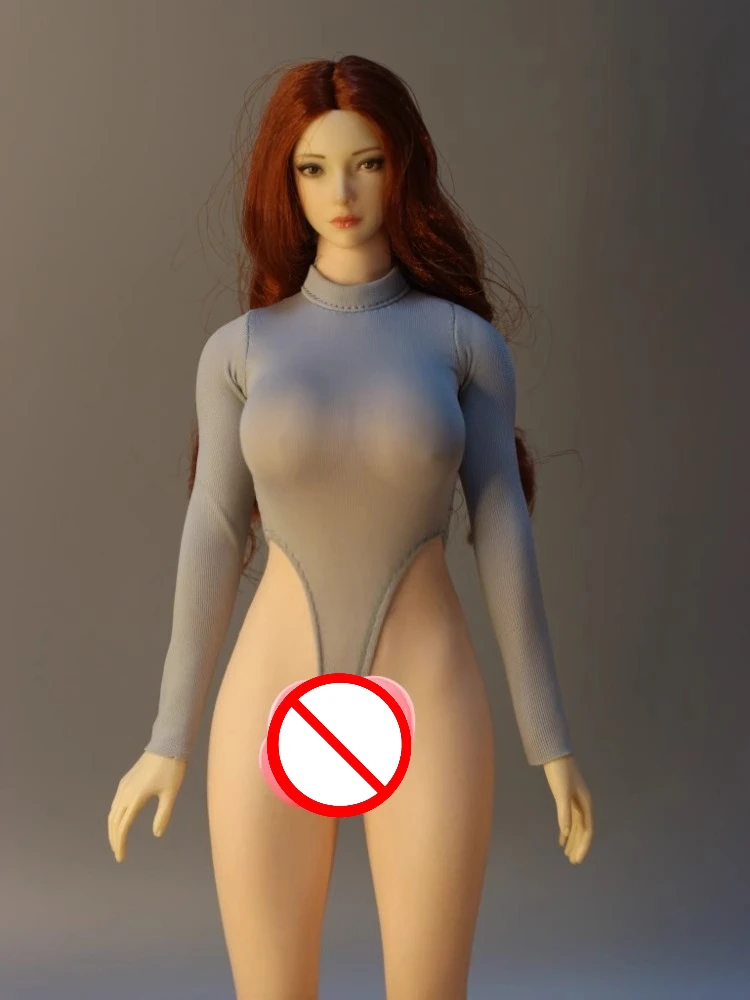 DMTOYS 1/6 Scale Action Figures เสื้อผ้าผ้าไหมน้ําแข็งชุดว่ายน้ําแขนยาวบิกินี่สําหรับ 12 "หญิง Ph Tbl 42A Body