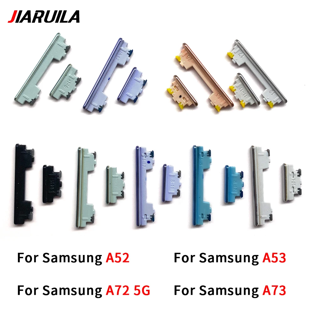 Phone Power Volume Button For Samsung A52 A53 A73 A72 5G Power Button ON OFF Volume Up Down Side Button Key