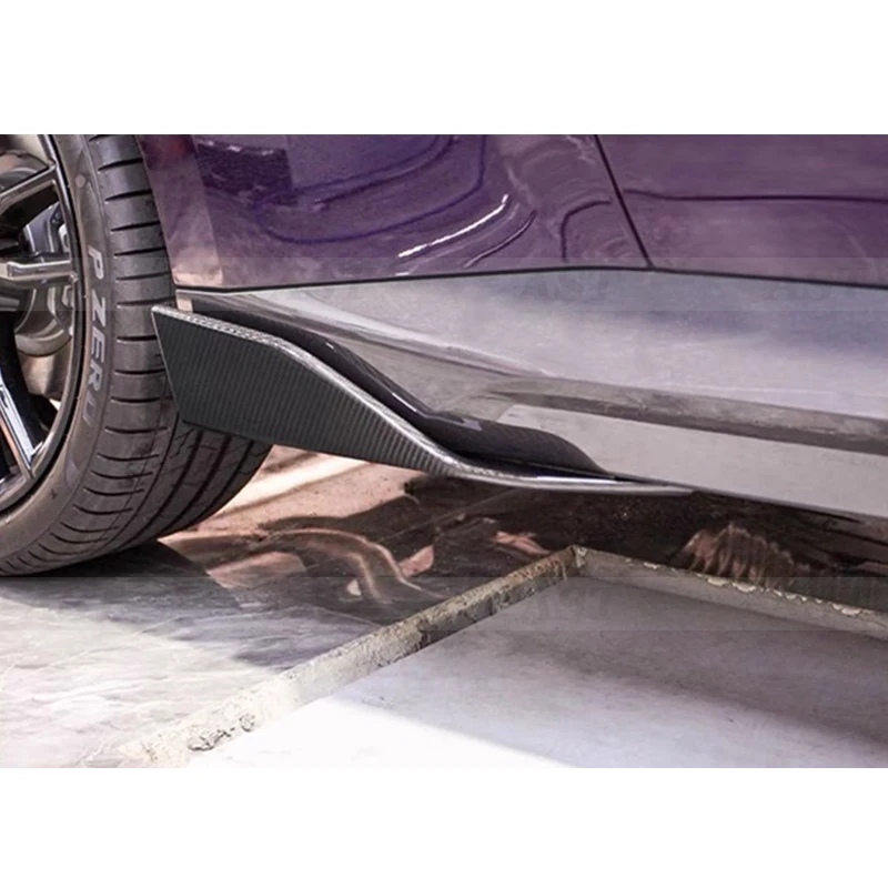 

Сухие боковые юбки из углеродного волокна, разветвители, фартук для BMW 2 серии G42 220d 220i 230i MP, боковые юбки в стиле обертывания, угловые комплекты кузова