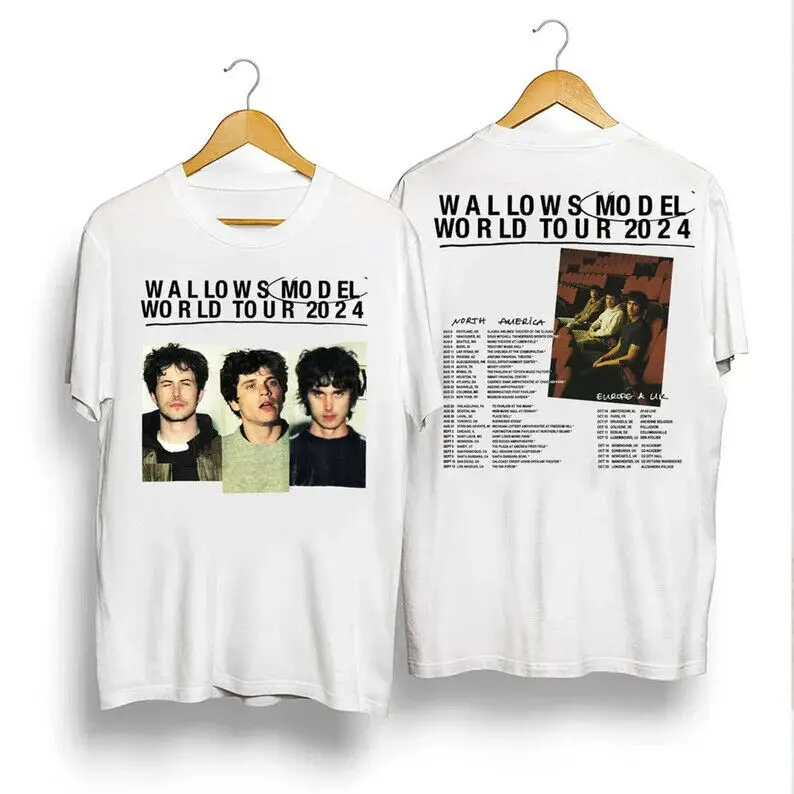 Wallows Model 2024 World Tour t-Shirt, Wallows 2024 Concert Shirt