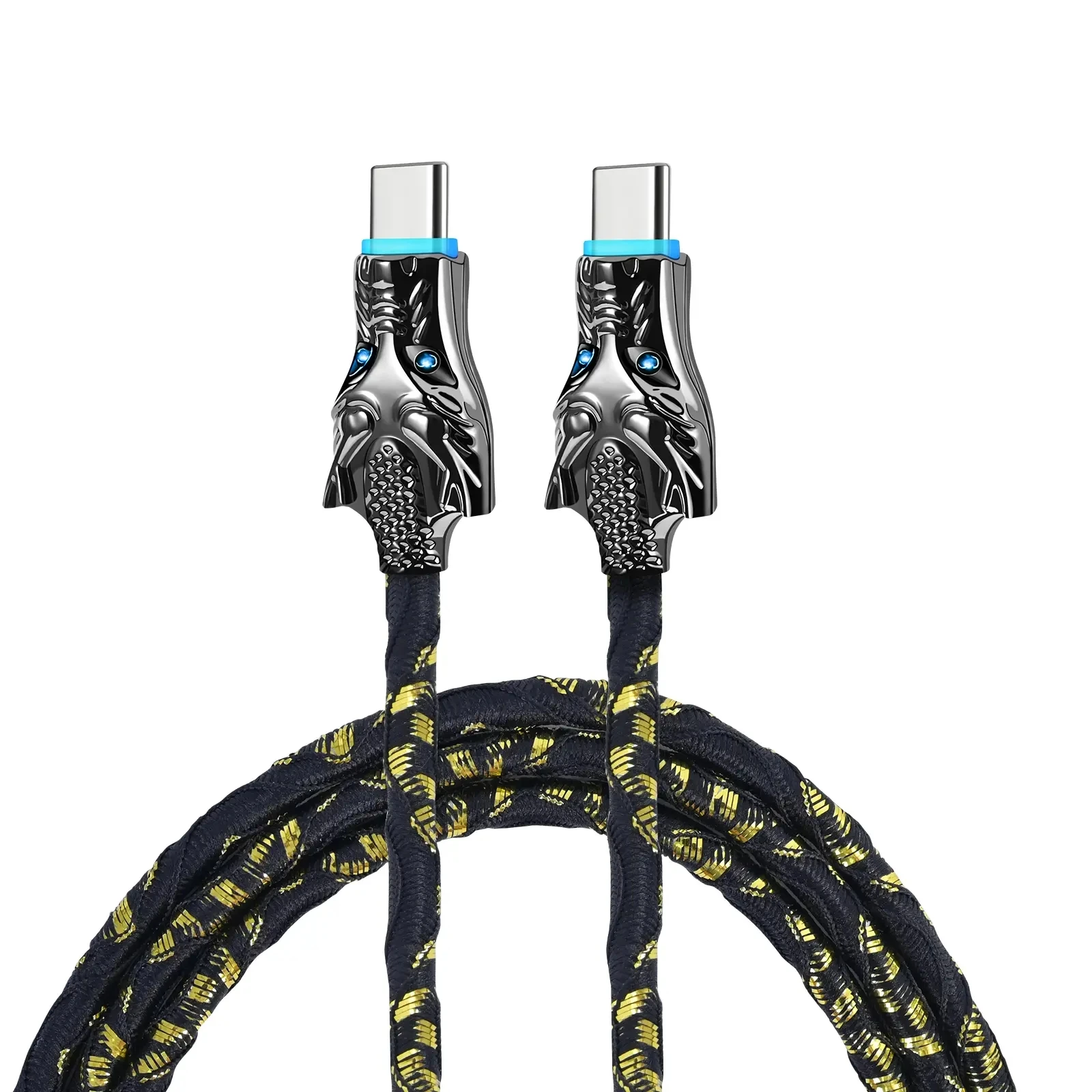 1pc QUARK WORLA 39.37inch/78.74inch/118.11inch 100W USB-C to Type-C PD Fast Charging Cable