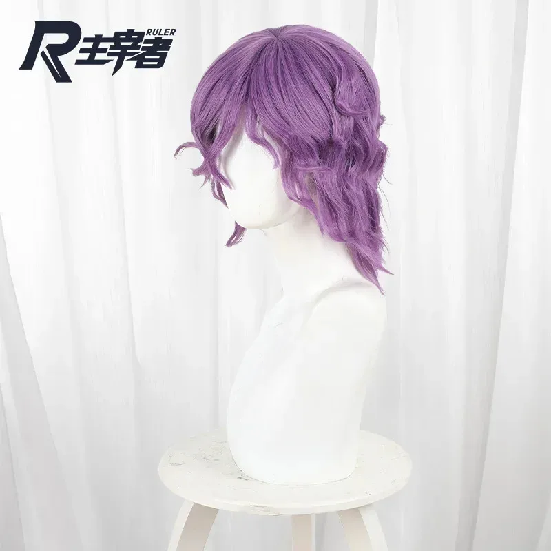 كاندي 2025 لعبة الهوية الخامس جاك تأثيري الأرجواني جديد 38 سنتيمتر قصيرة الشعر الاصطناعية لعبة الممزق حفلة الهالوين + غطاء شعر مستعار