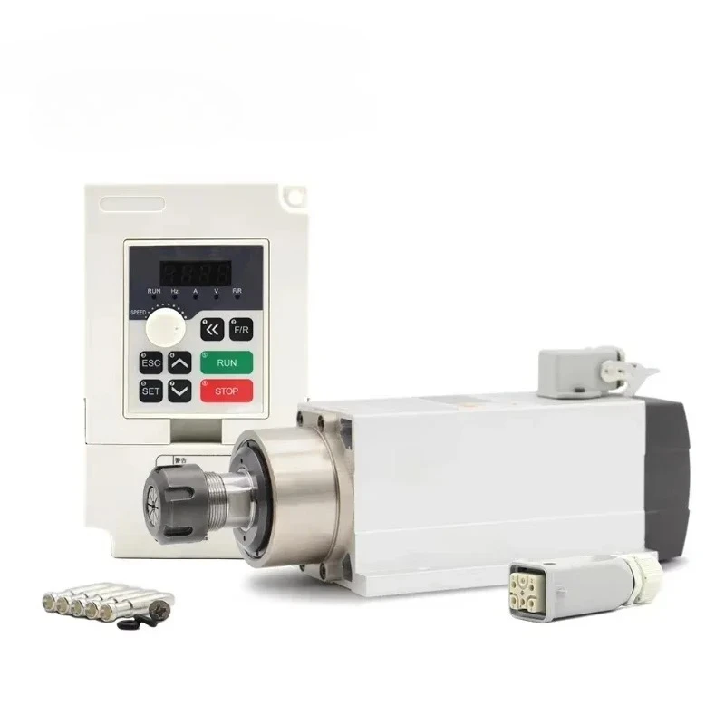 5 Air Cooled Spindle Motor Kit with Inverter and 4pcs Bearings for CNC Machine for AC Spindle Motor for Numerical Control