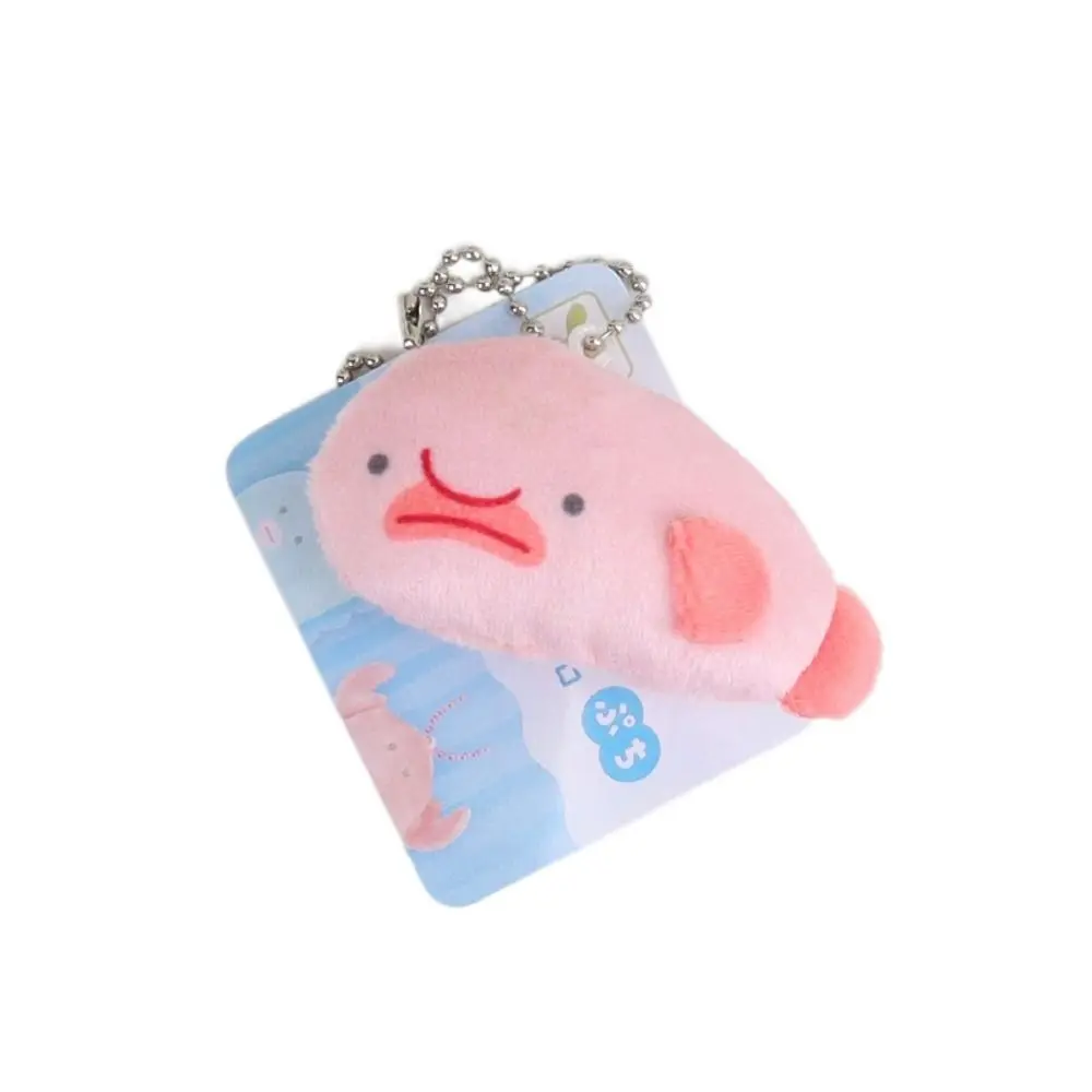 Cartoon Aquarium Plushies Pendant Plush Stuffed Shark Fish Plush Keyring Globefish Japanese Style Backpack Decor Unisex
