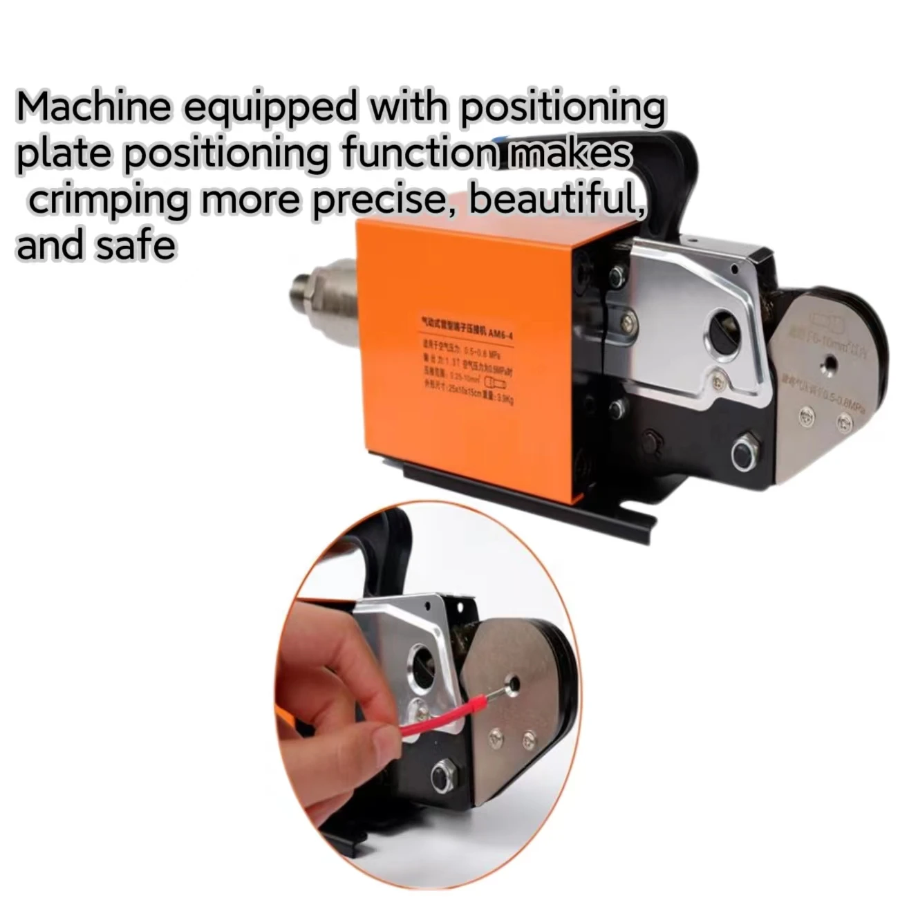 AM-6-4 Special for Quadrilaterals Pneumatic Crimping Pliers VE Tube Terminal  Machine