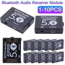 BT Audio Receiver Board with Housing Bluetooth-Compatible5.0 Wireless Stereo Music Module MP3 Decoding Player Board