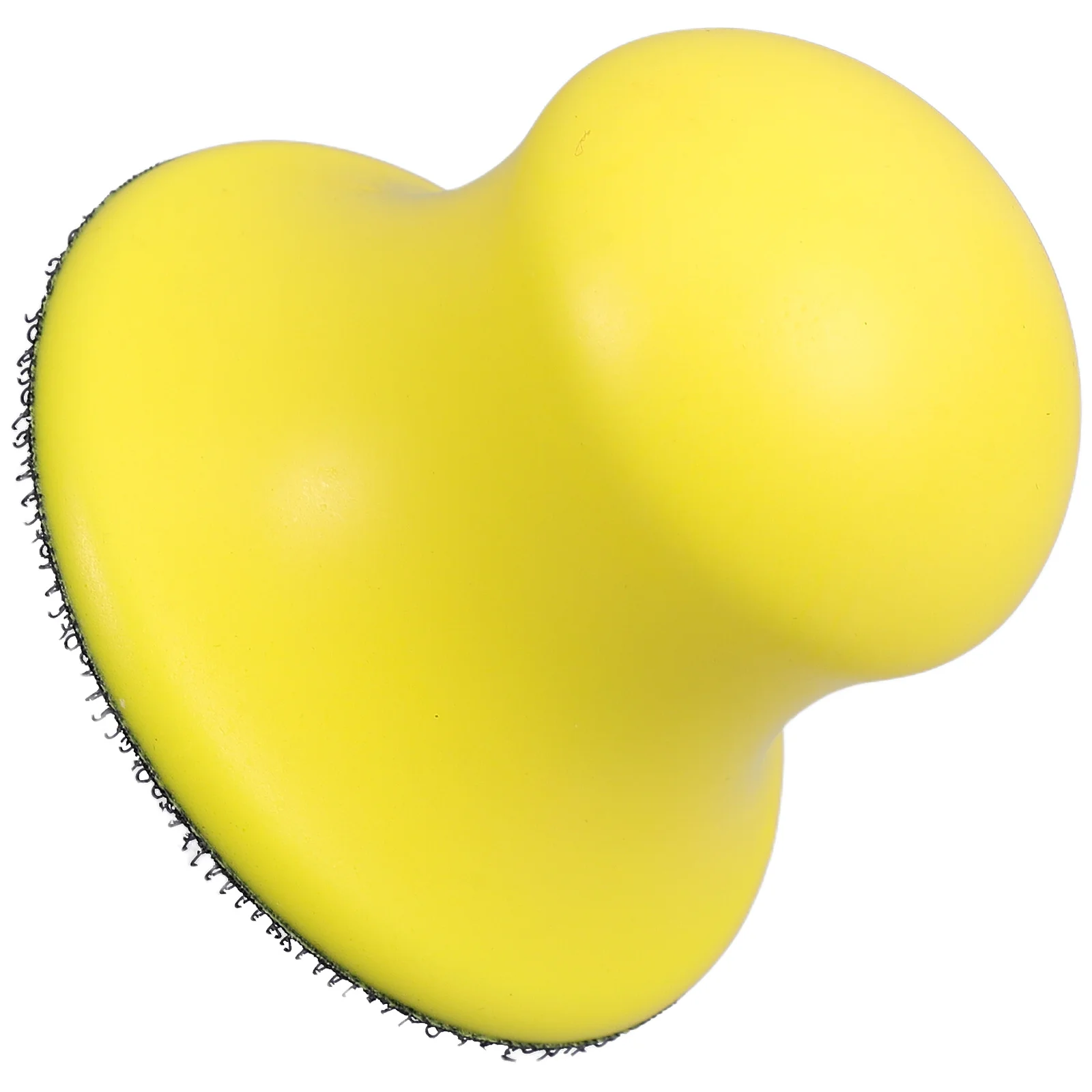 

Handheld Pu Foaming Sanding Block Yellow Round Selfadhesive Backing For Wood Metal Plastic Fine Polishing Tool Reusable