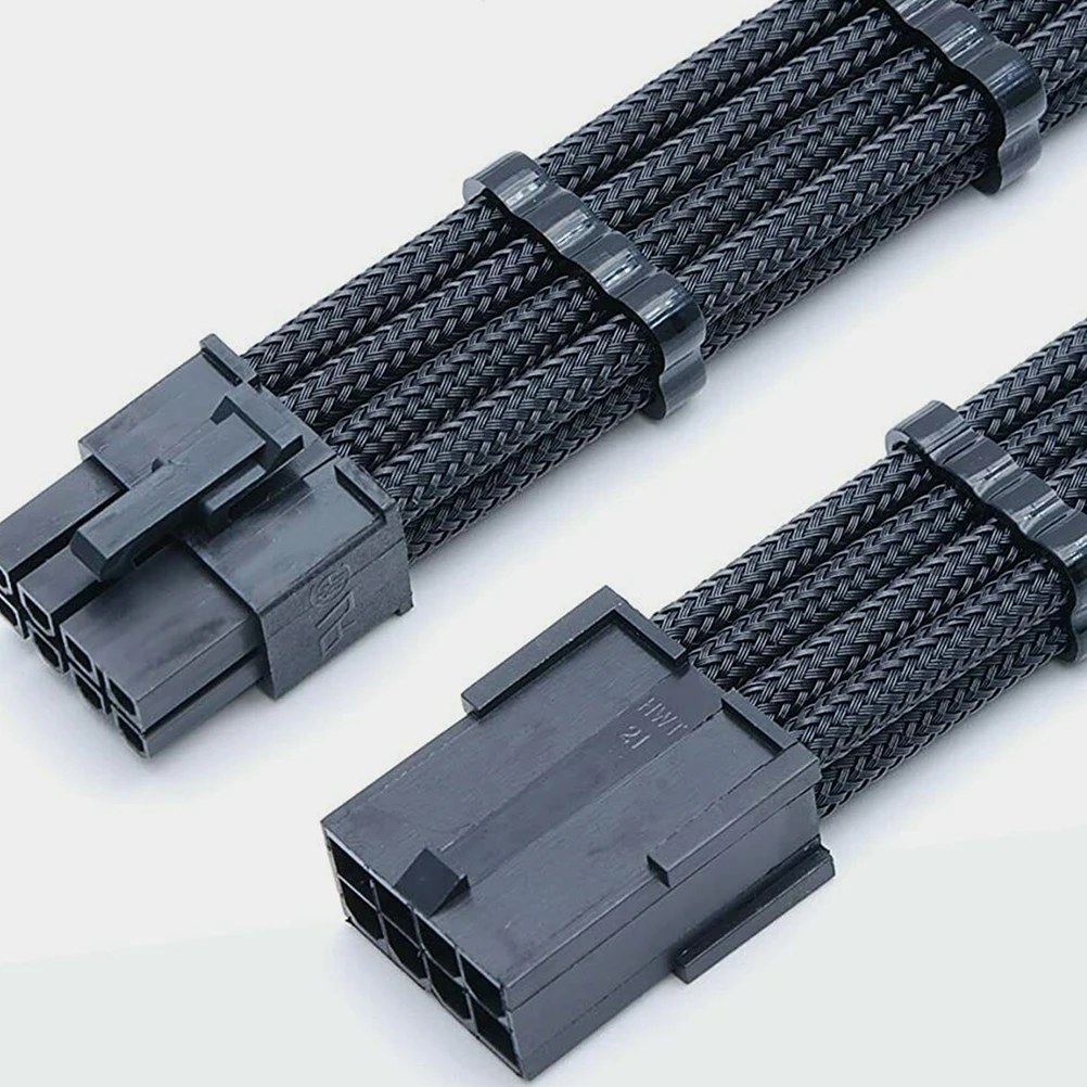 

GPU Extension Cable Motherboard Internal Cables Power Supply Wire Computer Cord Braided Nylon Durable Stability Wear Tear