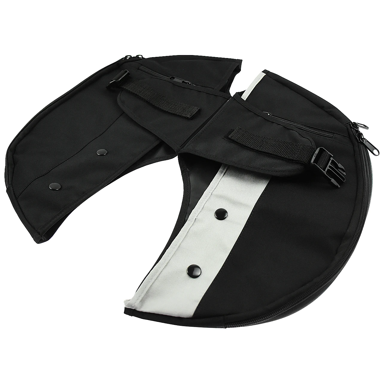 Motocykl obniża ruchomy ocieplacz na nogi nylonowe zestawy czarny miękki dla Harley Sportster XL Iron 1200 883 48 Roadster Nightster 04-Up