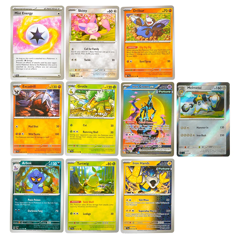 360 pièces anglais Pokémon TCG: boîte des forces temporaires Violet écarlate carte commerciale Pokemon boîte de 36 paquets