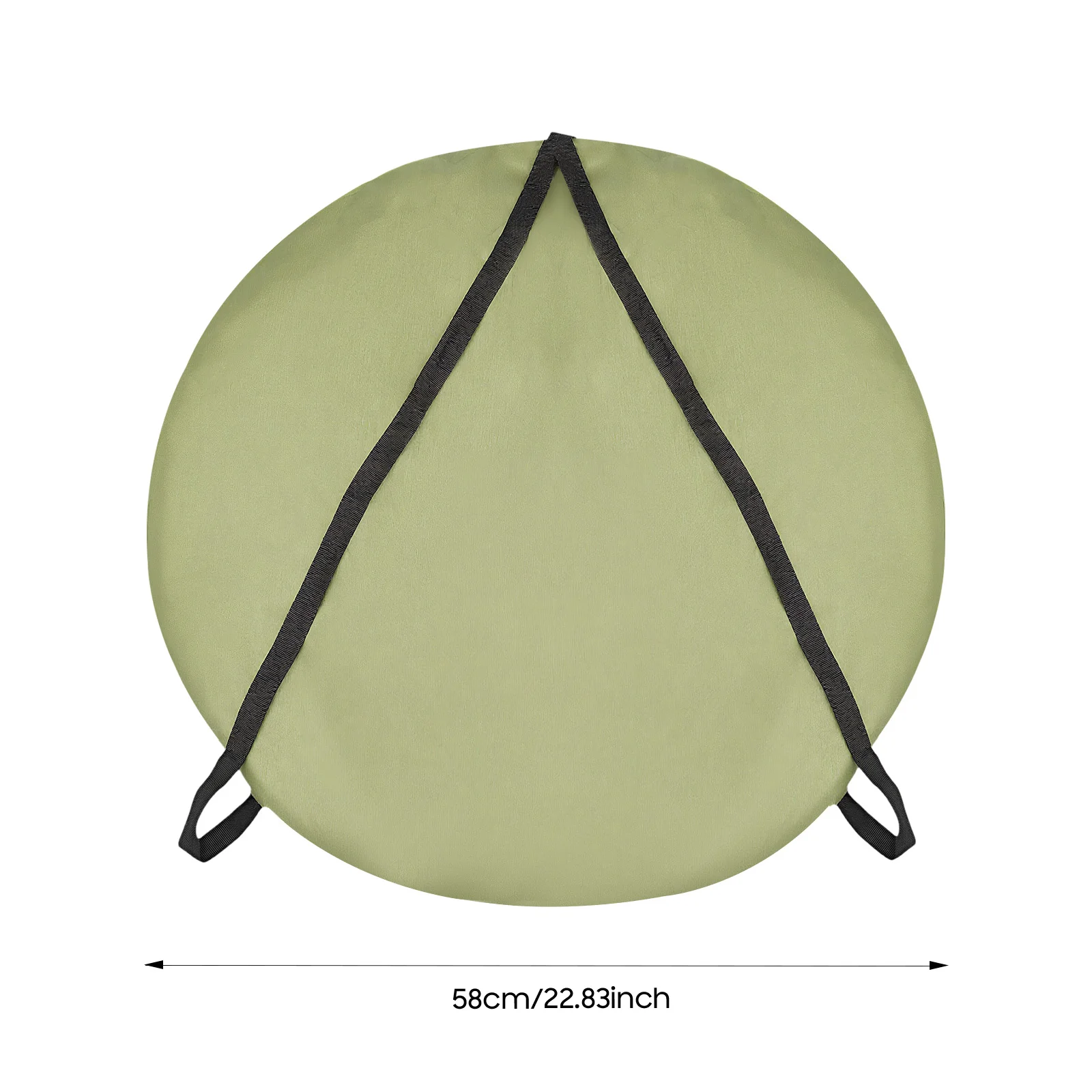 Tragbares Outdoor-Privatsphäre-Toilettenzelt, Wasserdichter Umkleidestand 1,2×1,2×1,9m, Ideal für Camping, Wandern, Angeln, Picknicks – Detail 9
