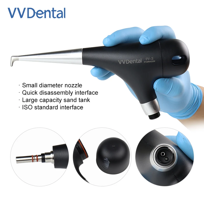 2/4H Air Polisher Dental Spray Jet Airflow Teeth Whitening for Oral hygiene Cleaning Dentist Odontologia Sandblasting Black Whit