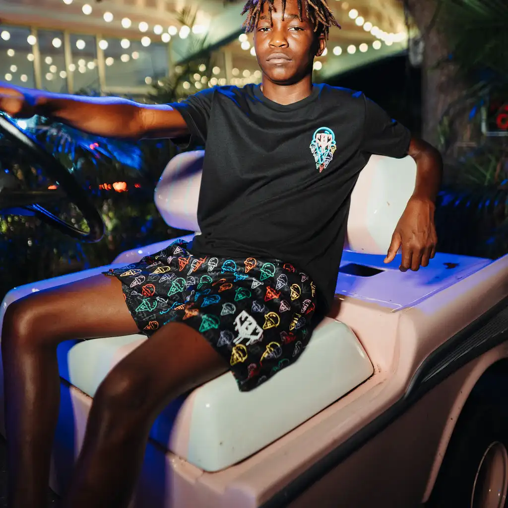 

Men's Fully Printed Quick Drying Elastic Waist Basketball Shorts, Casual Street Shorts, Running Shorts with Pocket Drawstring