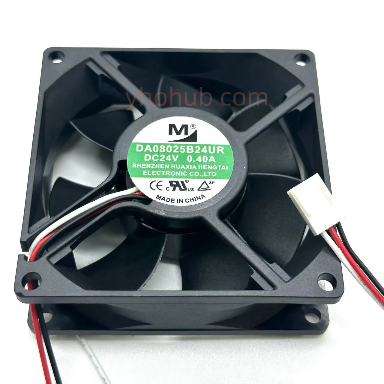 

M DA08025B24UR DC 24V 0.40A 80x80x25mm 3-Wire Server Cooling Fan