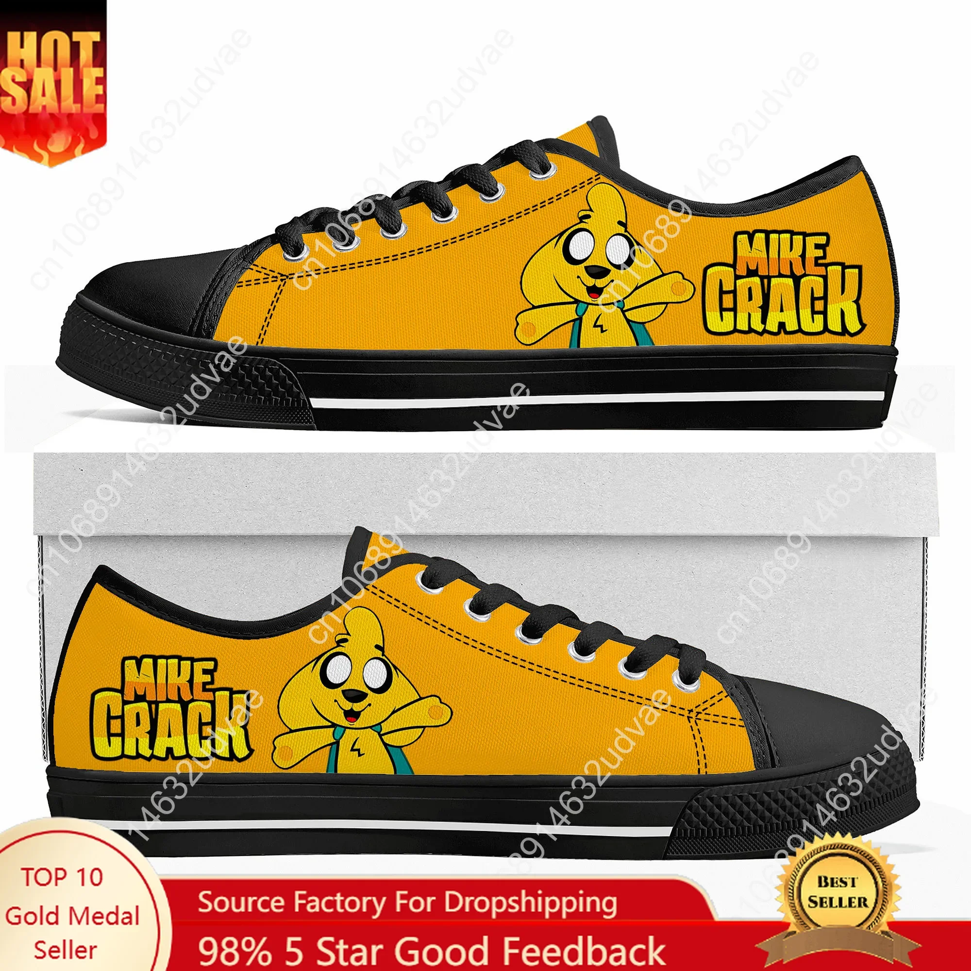 

Mikecracks Low Top High Top Sneakers Mens Womens Teenager High Quality Canvas Sneaker 3D Print Casual Shoes Personalized Shoe