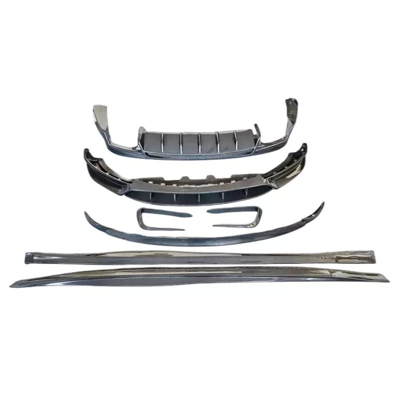 

LD Стиль Углеродное волокно Передняя кромка губ Задняя губа Задний диффузор Боковая юбка Спойлер Комплект кузова автомобиля для Maserati Levante