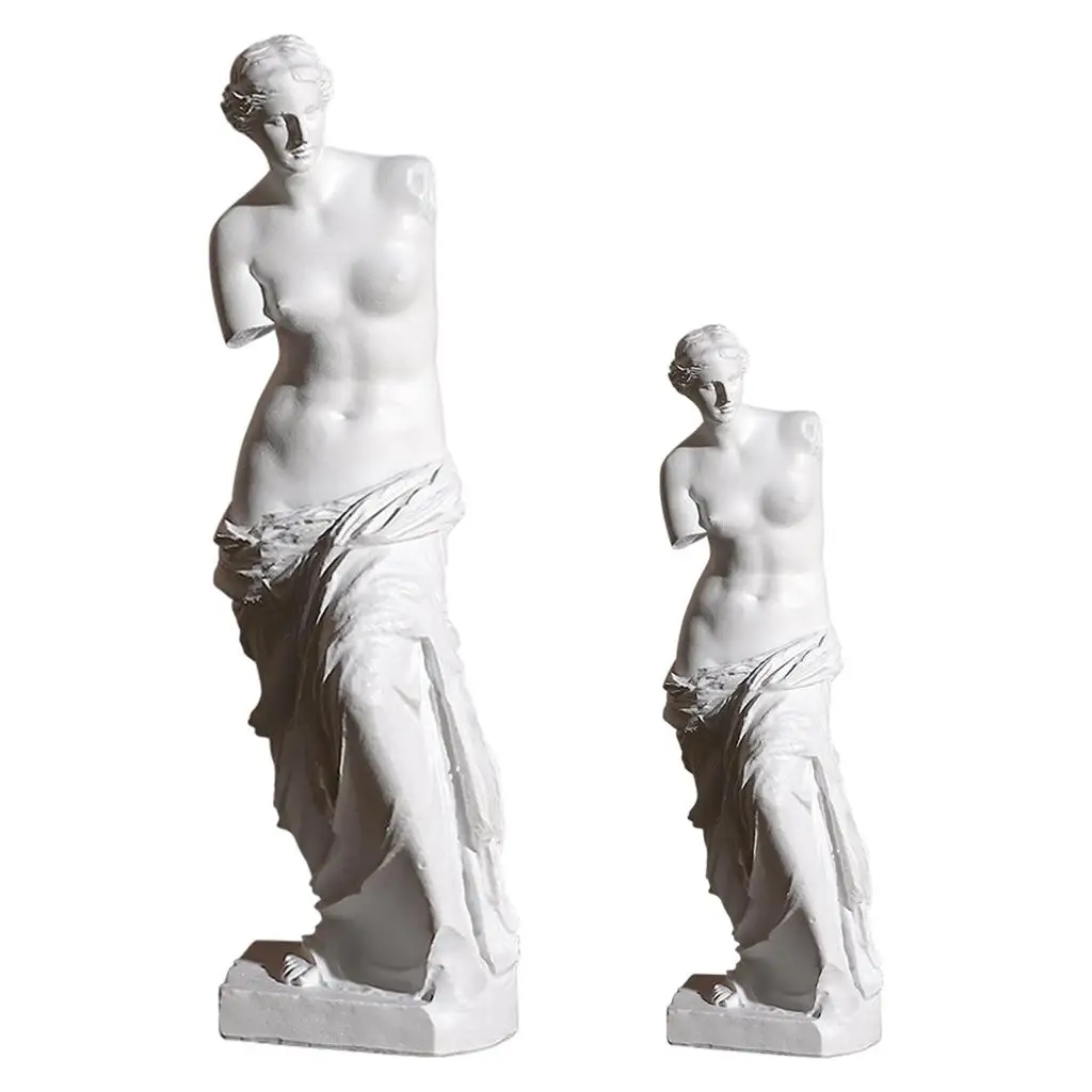 Griechische Mythologie-Figur aus Kunstharz, elegante Venus-Statue, moderne Heimdekoration, Herzstück für Wohnzimmertisch