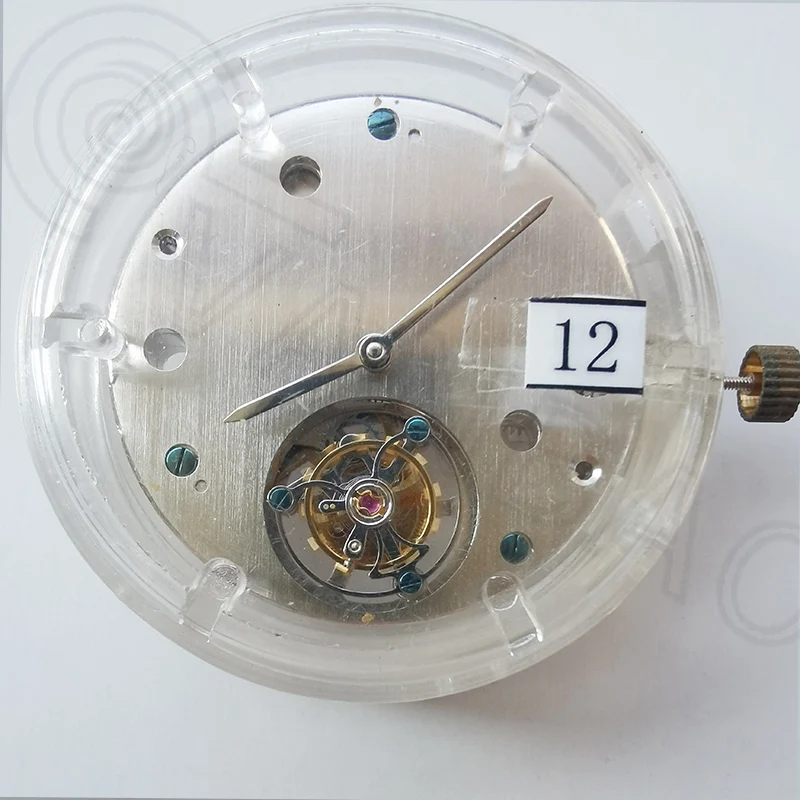 Manual Mechanical Movement Replacement China Clone Automatic Flying Tourbillon Watch Movement
