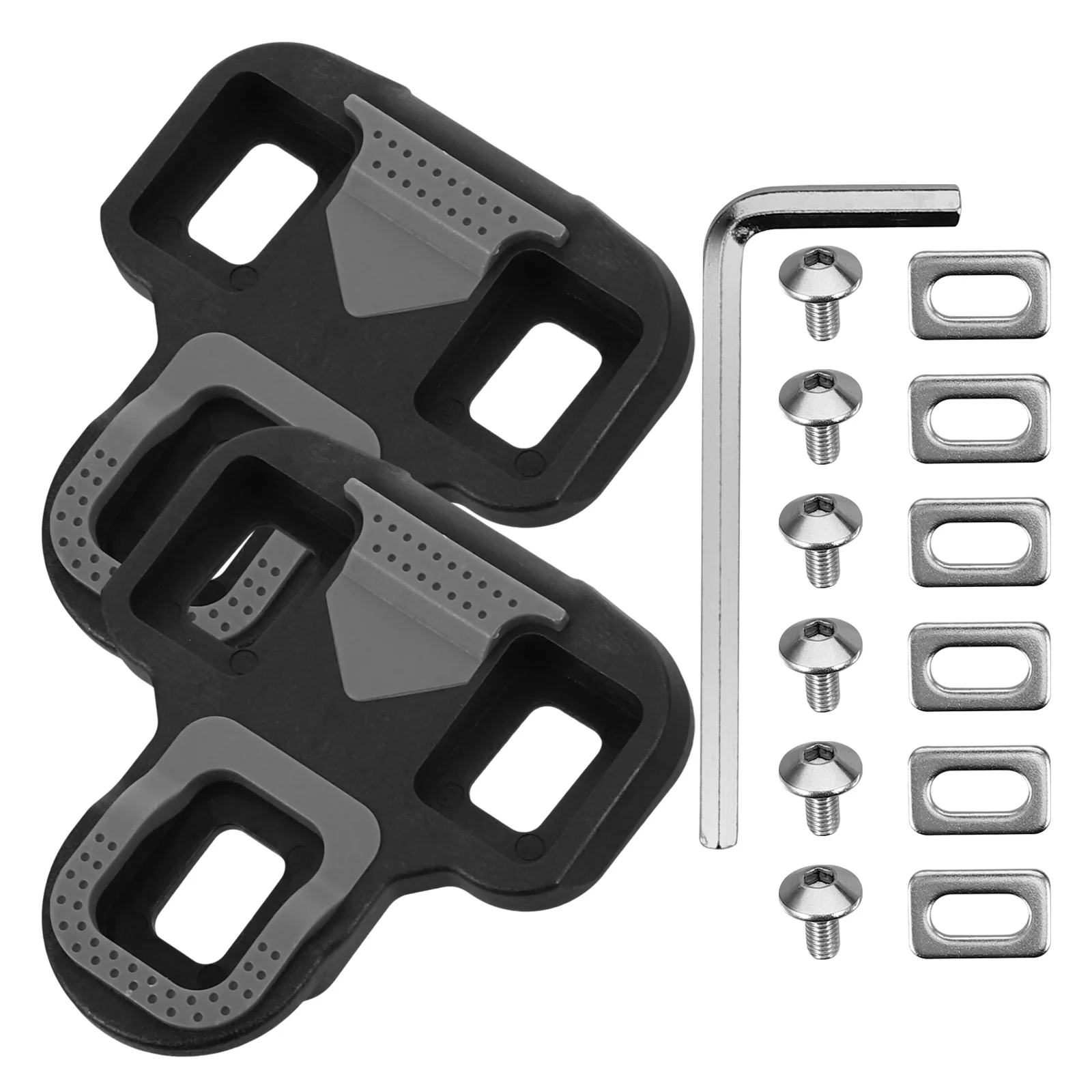 

1 set 1 Set Of Bike Cleat Universal Pedal Replacement For Cycling Durable Lightweight Sturdy Foot Rest Plate Cycling Accessories