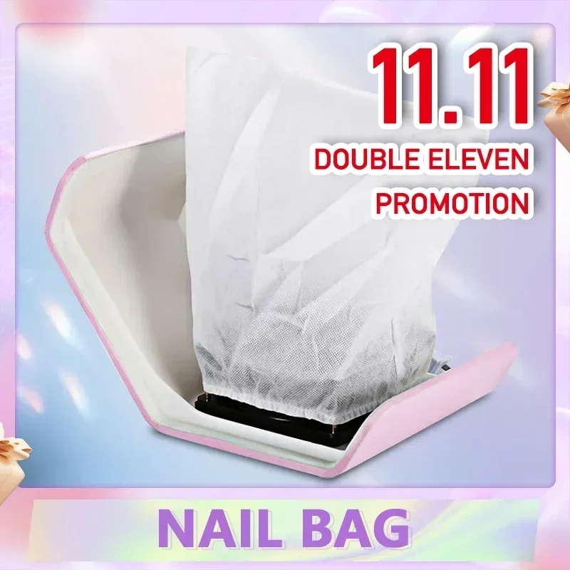 5/10pcs Nail Dust Collector Bag Nail Vacuum Cleaner Dust Suction Collection Bag Replacement Bag Manicure Dust Equipment Tool