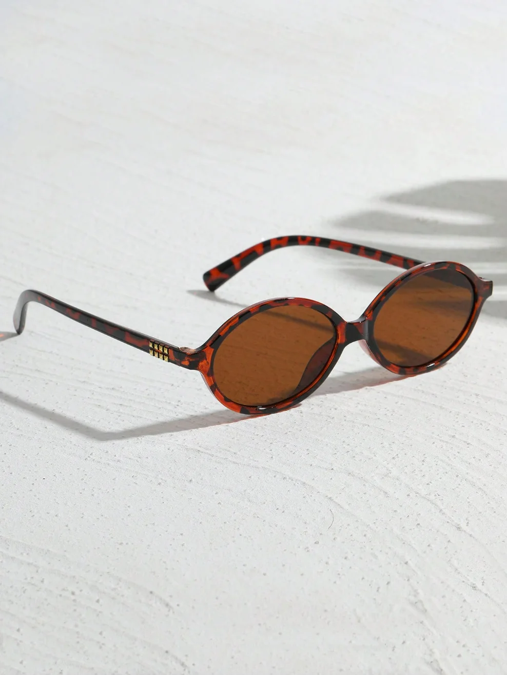 1 Pair of Unisex Fashionable Plastic Glasses, Small Frame Design, Leopard Print Pattern, Bohemian Style, Oval Lenses, Suitable for All Face Shapes, High-Quality Glasses, Suitable for Outdoor Activities, Sports Style, T