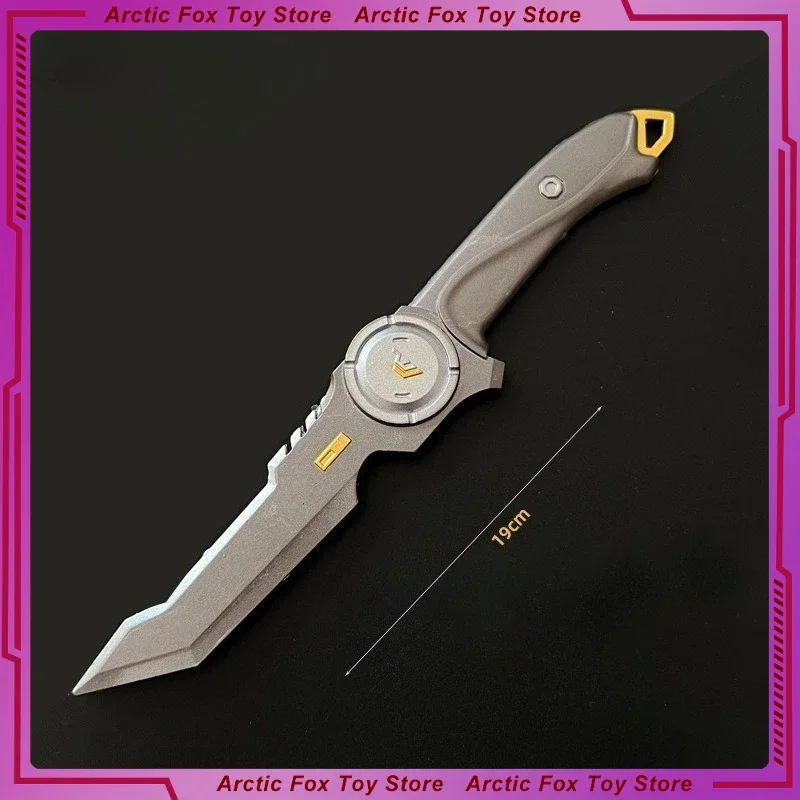 19cm nuevo juego Valorant periférico modelo de Metal armas y accesorios cuchillo decoración de escritorio adornos niños regalos de cumpleaños Juguetes