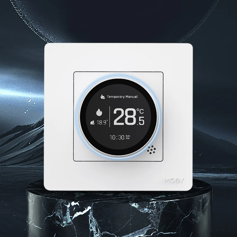 Controlador de temperatura termostato inteligente casa inteligente botão aquecimento termostato para piso elétrico aquecimento água/caldeira a gás