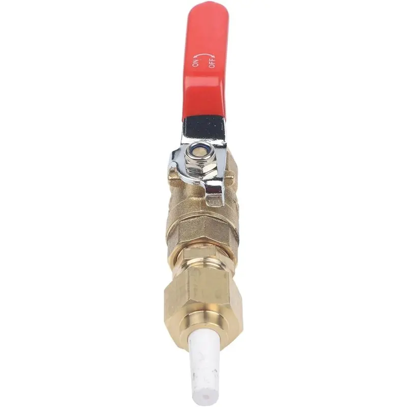 VELIF-Sandblaster Replacement Parts With Brass Ball Valve+ 5Pcs Nozzles- Valve Connector Kit& Sandblaster Components
