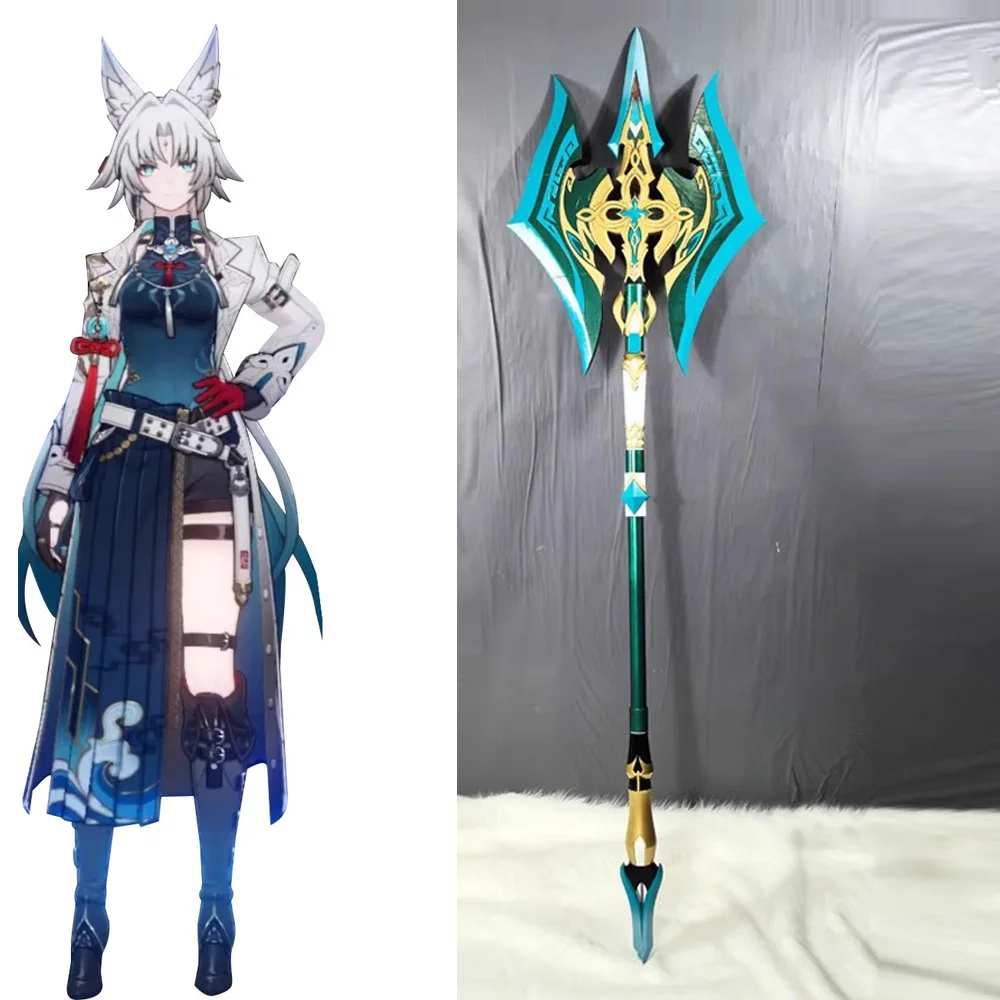 

Feixiao косплей топор оружие реквизит игра Honkai: Star Rail Хэллоуин вечерние карнавал ролевые игры наряды аксессуары высокого качества