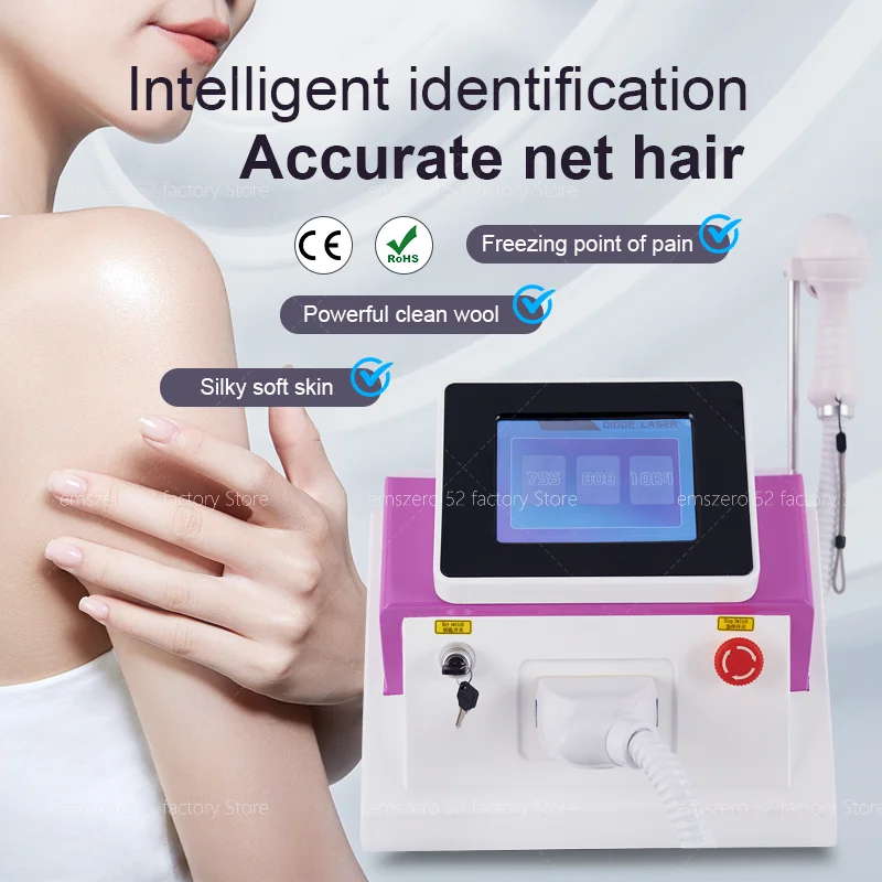 

2025 New Hair Remove Ice Platinum 3 Wavelength 808 Diode Laser 808nm Hair Removal Machine 808 Remov Machin Remover for Home Use