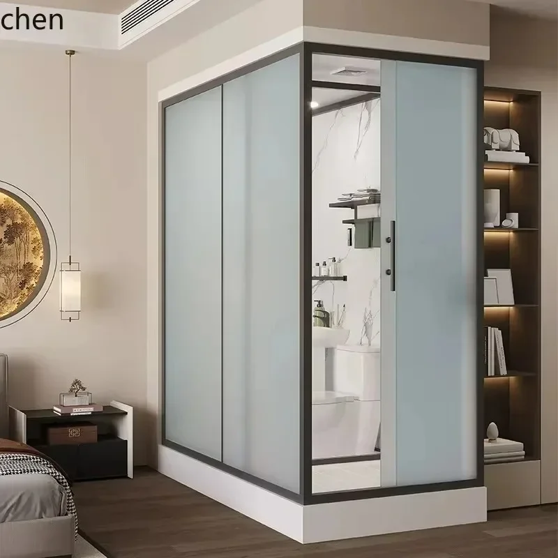 Integrated Shower Enclosure With Dry And Wet Separation For Home Bathroom UseN20
