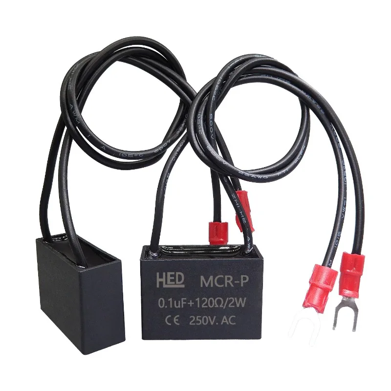 Electronic Arc Extinguisher 0.1UF + 120R 2W 250V Anti-interference Elimination Spark Surge Suppression RC Resistance Absorption