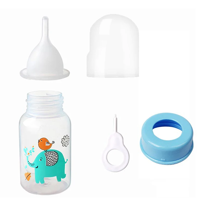 60~125ML Puppy Kitten Feeding Bottle Feeder Set Cat Dog Bady Nursing Water Milk Feeder Newborn Cat Drink Home Travel 60ml 125ml