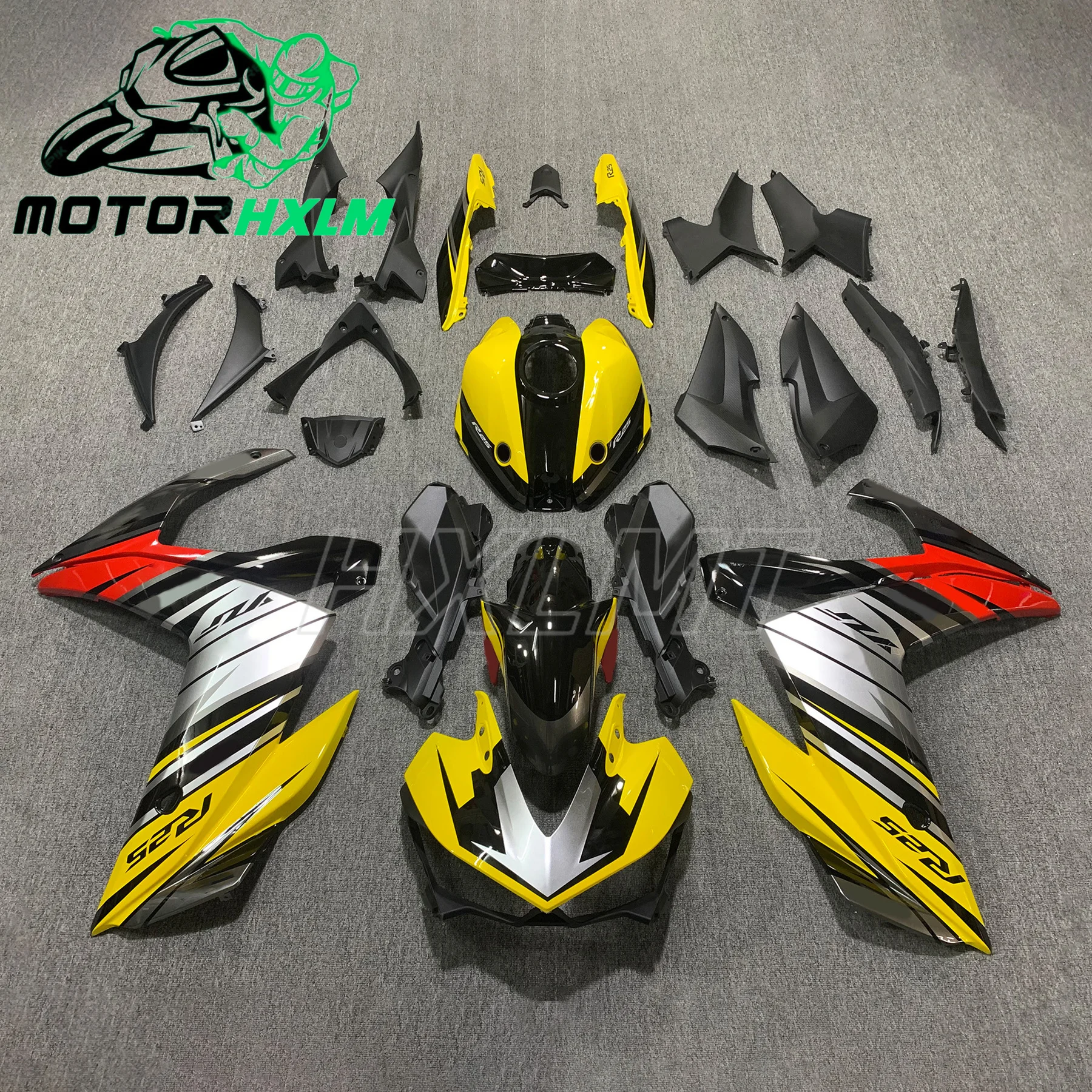 

For YAMAHA YZF-R3 2015-2018 Fairing kit Full fairing kit Bodywork fairing kit Bodywork fairing New Style ABS Motorcycle Part