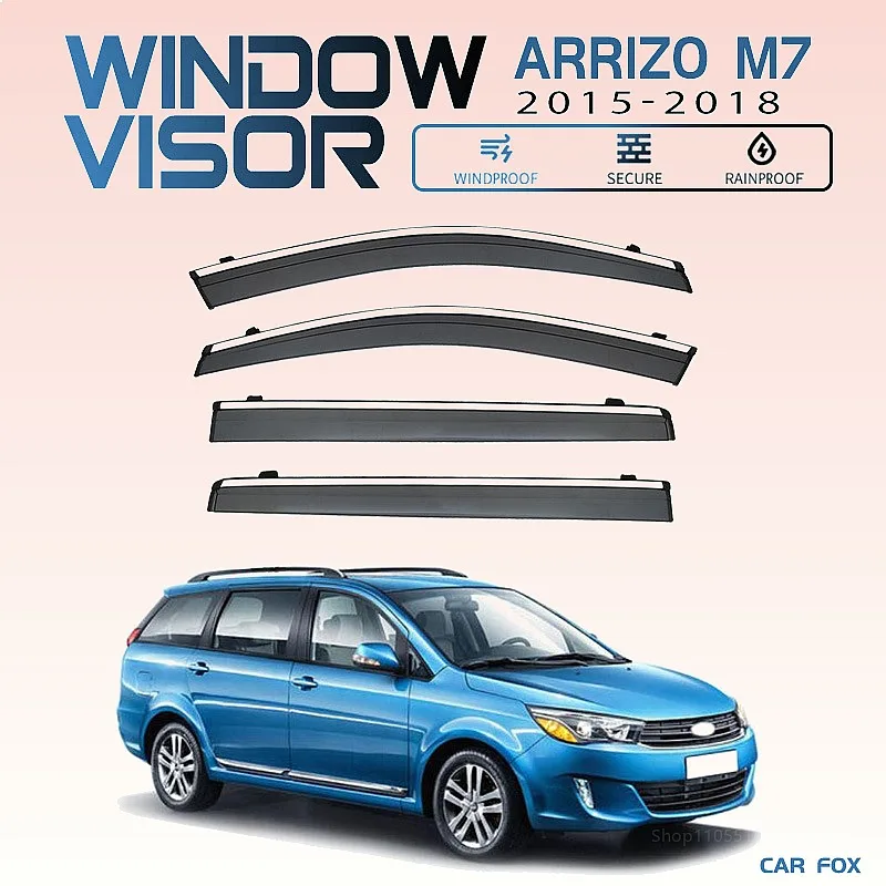 

For Chery Arrizo M7 2015-2018 Car Window Visor Rain Sun Shade Side Windshield Awning Accessories