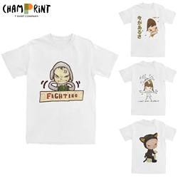 Yoshitomo Nara We Are Punks T-Shirts Men Vintage Pure Cotton Tees Crewneck Short Sleeve T Shirts Party Tops