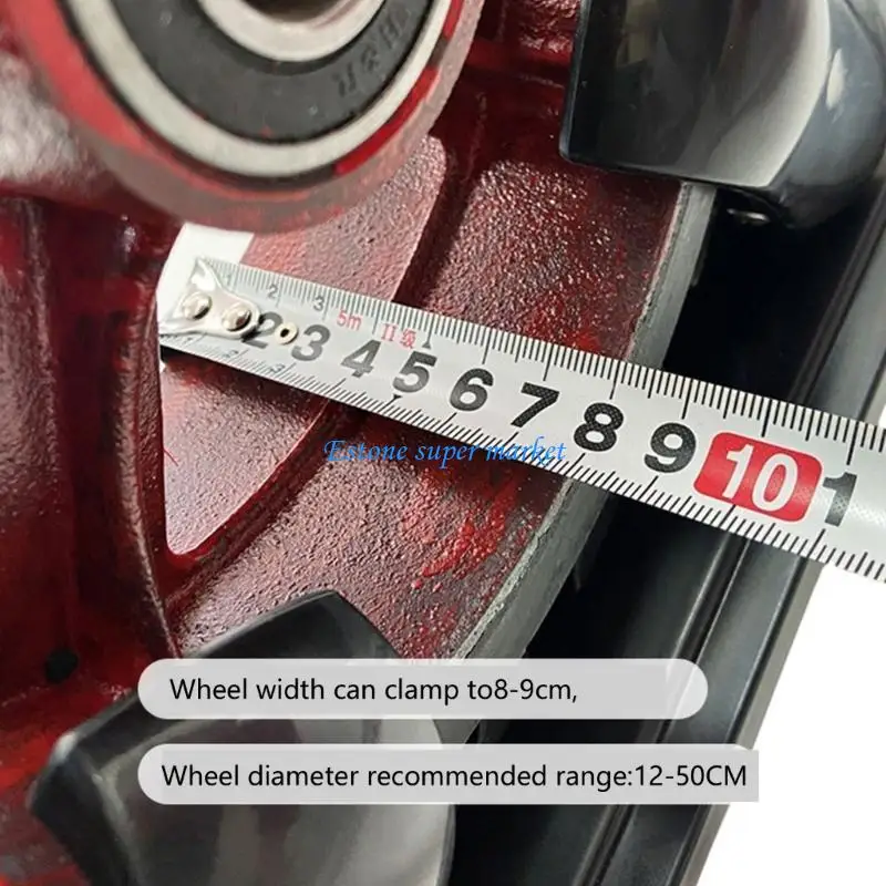 لوح تزلج سهل الانزلاق 090B لعربات الأطفال، استمتع بالتنقل على الثلج، هيكل خفيف الوزن، ميزة التثبيت السريع #4