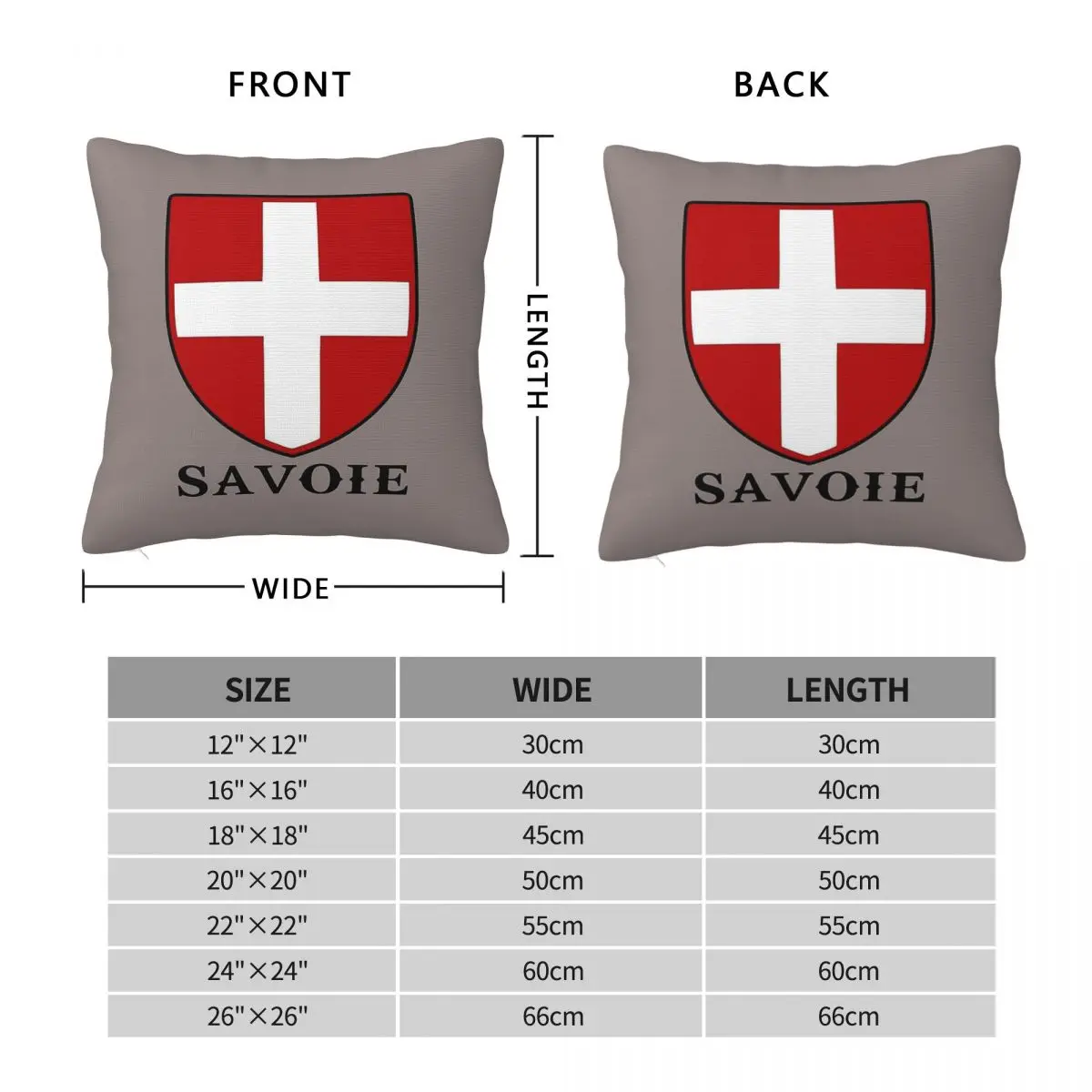 Savoie Cross Shield Pillowcase Polyester Linen Velvet Pattern Zip Decor Pillow Case Sofa Seater Cushion Cover Wholesale