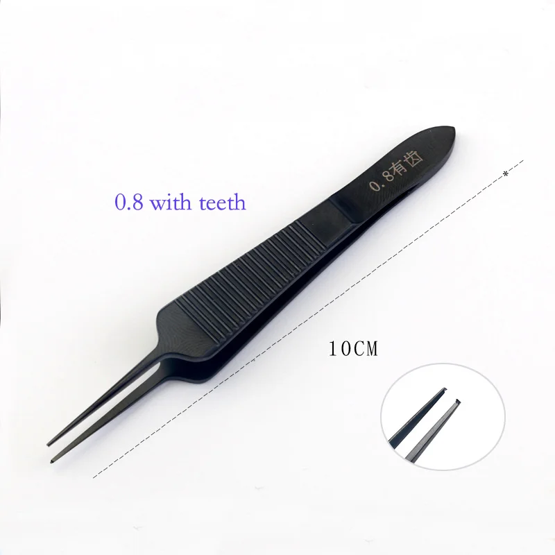 Plastic Forceps Cosmetic Surgery Suture Needle Ophthalmology Dingda Belly Forceps Double Eyelid Surgical Tools