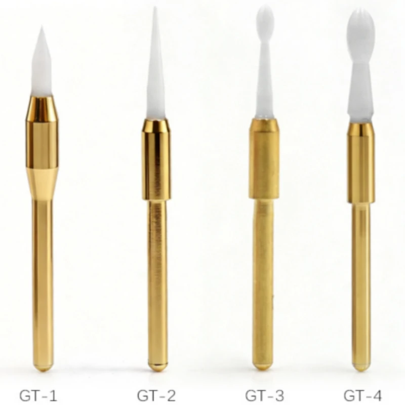 4Pcs Dental Soft Trimmer Burs Surgical Ceramic High Speed Polishing Needle for Gingival Retraction and Gum Cutting