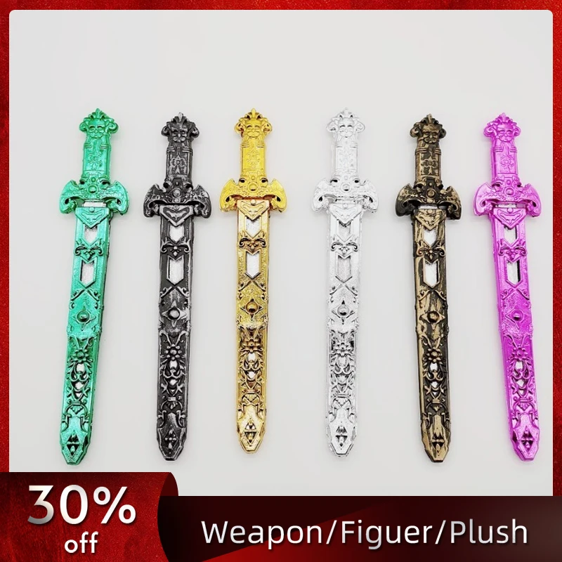

28cm/11.02in Plastics Training Swords Samurai Cosplay Weapon Model Weapon Game Peripherals Boys Toys Party Supplies Holiday Gift